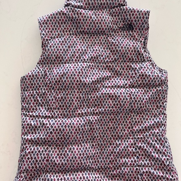 The North Face 700 Goose Down Womens XS Purple/Gray Puffer Vest - Picture 4 of 4